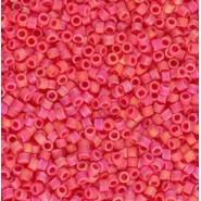 Miyuki Delica Perlen 11/0 - Opaque matted cranberry ab DB-873